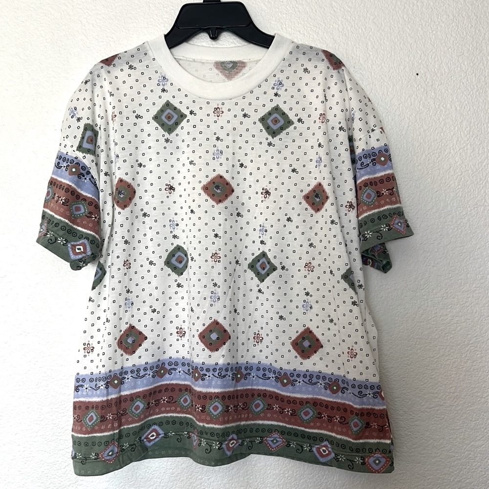 Vintage Patterned Top